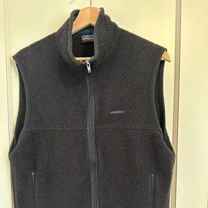 Patagonia Synchilla Fleece Black Vest (Made in USA)